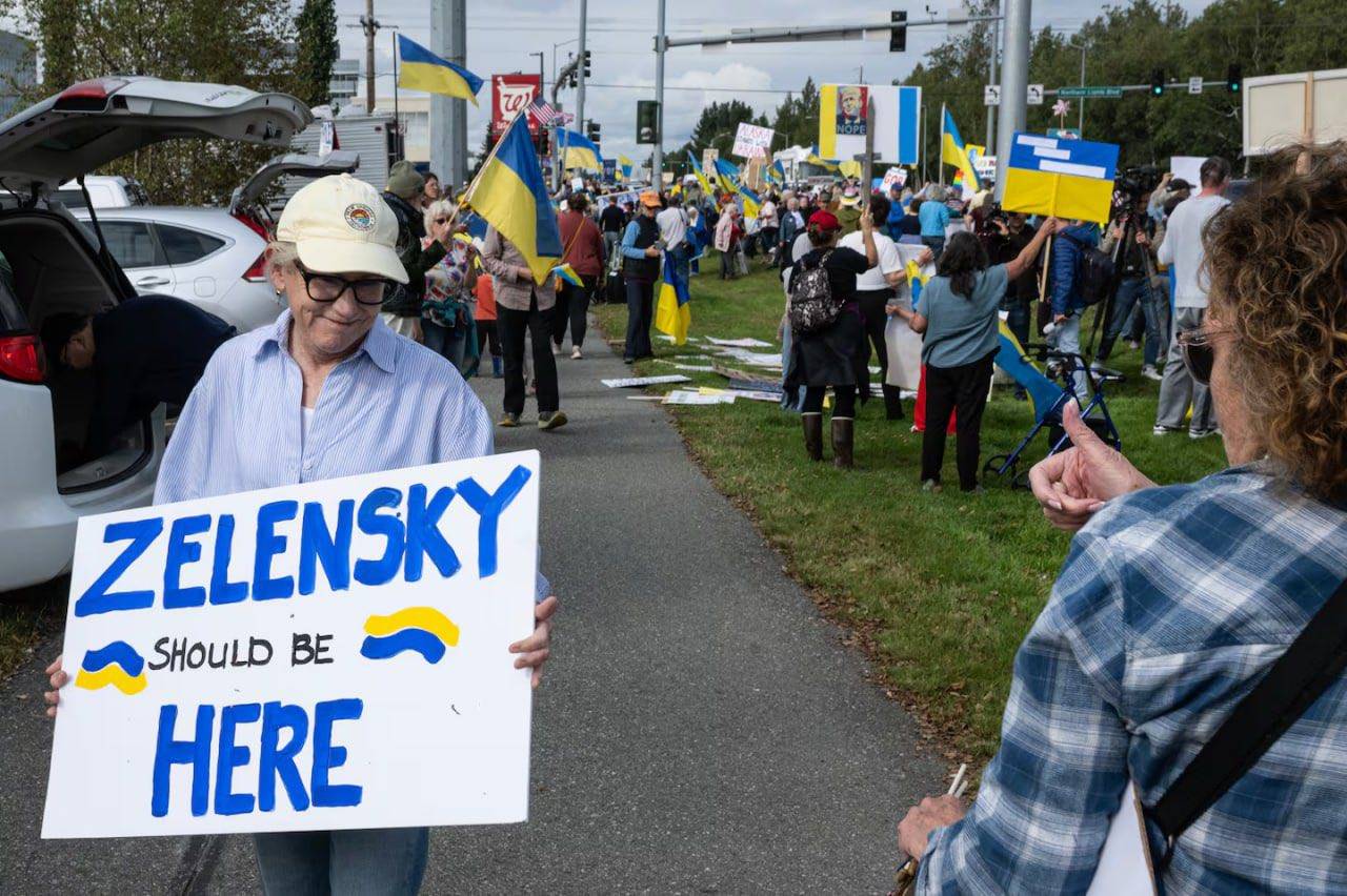 Проукраински протести в Анкъридж, Аляска